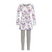 Ringella Damen Schlafanzug 9561207 Langarm Baumwolle Modal Rosenmuster Gr. 36 38