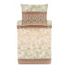 Bassetti Mako Satin Bettwäsche Agrigento V41 in Beige 155x220 cm