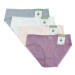 Linda Loom Damen 2-er Set Slip Uni 100% Baumwolle Ajourmuster S M L