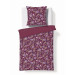 fleuresse Mako Satin Bettwäsche bedarts Bordeaux Rot 135x200 + 80x80 cm