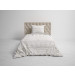 Heckett Lane Mako Satin Bettwäsche Dimont 135x200 80x80 cm Grau Blumen