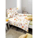 Estella Mako Satin Bettwäsche Laith 155x220 80x80 cm in gold