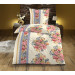 Kinzler Baumwolle Satin Bettwäsche Isabella Rosen natur bunt 135x200 + 40x80 cm 