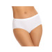 Comtessa Damen 2-er Set Taillen Slip Weiß Uni 100% Baumwolle 