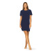Comtessa Damen Nachtemd N251242 Kurzarm Marine 