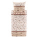 Bassetti Mako Satin Bettwäsche Oplontis 4M Beige 155x220 80x80 cm