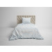 Heckett Lane Mako Satin Bettwäsche Fraya 135x200 oder 155x220 cm Blue Strandmotiv
