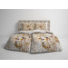 Heckett Lane Mako Satin Bettwäsche Malte 135x200 oder 155x220 cm Taupe Grau
