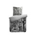 HnL Refined Satin Bettwäsche Rica Stadt 100% Baumwolle 135x200 + 80x80 cm in Grau