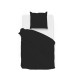 ZoHome Baumwolle Satin Bettwäsche Satinado 135x200 oder 155x220 cm Night Black
