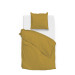 ZoHome Baumwolle Satin Bettwäsche Satinado 135x200 oder 155x220 cm Ochre Gold