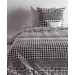 ZoHome Renforce Bettwäsche Carmo 100% Baumwolle 135x200 + 80x80 cm in Schwarz Weiß
