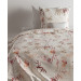 Zo!Home Baumwolle Bettwäsche Trini 155x220 + 80x80 cm in Beige Terra