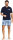 Comte Herren Schlafanzug Shorty V-Ausschnitt Marine  Gr. 48-50