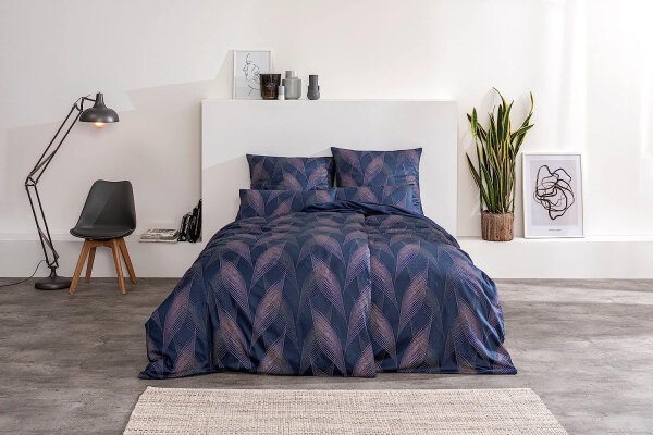 ESTELLA Bettwäsche Set 135x200cm + 80x80cm - Ägyptische Baumwolle Interlock Jersey