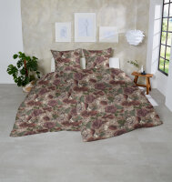 Primera Edel Flanell Bettwäsche Wendegarnitur Kieselbeige Mauve