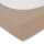 Kneer Fein Jersey Spannbettlaken Q50 90-100 x 190-200 cm Sand
