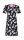 Ringella Damen Nachthemd Kurzarm Dark Navy Gr. 38 S Muster