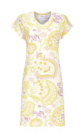 Ringella Damen Nachthemd kurzer Arm Mais Gr. 38 S Muster