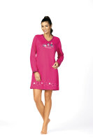 Comtessa Damen Nachthemd Schlafshirt in magenta 36 38