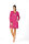 Comtessa Damen Nachthemd Schlafshirt in magenta 36 38