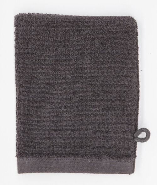 HnL Frottee Waschhandschuh Hamam Anthrazit