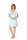 Comtessa Nachthemd Damen kurzer Arm Hellblau S 36 38