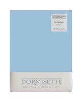 Dormisette Biber Normal Bettlaken Betttuch zum Auflegen Hellblau