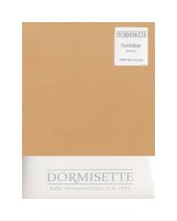 Dormisette Biber Normal Bettlaken Betttuch zum Auflegen Karamel