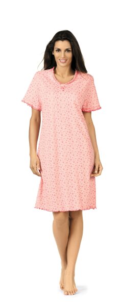Comtessa Nachthemd Damen kurzer Arm flamingo 40 42