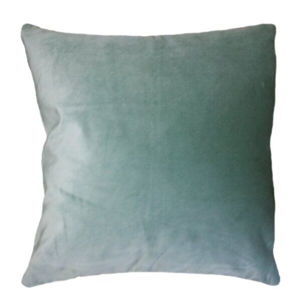 Casa Samt Velour Kissenhülle Kissenbezug 45 x 45 cm Seegrün
