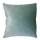 Casa Samt Velour Kissenhülle Kissenbezug 45 x 45 cm Seegrün