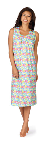 Comtessa Damen Nachthemd ohne Arm Mehrfarbig 36 38