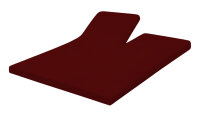 Dormisette Split Topper Spannbettlaken Boxspring Auflagen Burgund