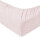 Lino Spannbettlaken Perkal Melange 90x200 cm Rosa