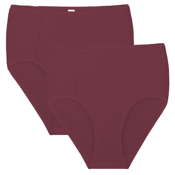 Linda Loom Damen 2-er Set Hüft Slip Janine Baumwolle Elasthan