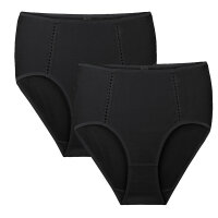 Linda Loom Damen 2-er Set Hüft Slip Janine Baumwolle...