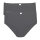 Damen Slips hoher Bund GOTS Grau XXL