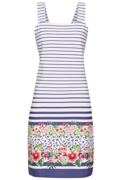 Ringella Damen Nachthemd 0211013 in Marine ohne Arm 36