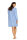 Comtessa Damen Nachthemd langer Arm Sky Blau Sterne   Gr. 42