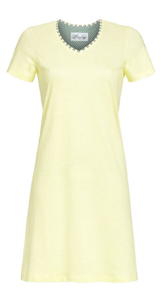 Ringella Bloomy Damen Nachthemd 2251002 Gelb kurzer Arm -52