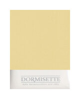 Dormisette Biber Spannbettlaken  90-100x200 cm Vanille