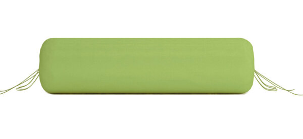 HnL Perkal Nackenrollenbezug für große Nackenrollen in 25x90 cm grün