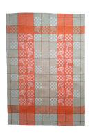 Ross Geschirrtuch Halbleinen Orange 50x70 cm Pilze