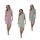 Moonline Damen Nachthemd kurzer Arm    -grau-S