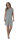 Moonline Damen Nachthemd kurzer Arm    -grau-S