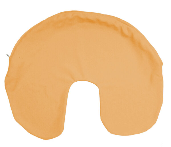 Kneer Nackenhörnchen Bezug Mako Zwirn Jersey Mango