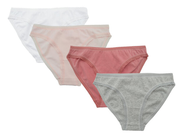Linda Loom Damen 4-er Set Slip -terra-L