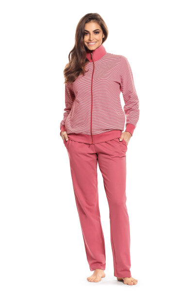 Comtessa Damen Hausanzug warmer Sweat Wildrose  Gr. 48