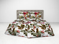 HnL Flanell Bettwäsche Berberitze 135x200 80x80 cm